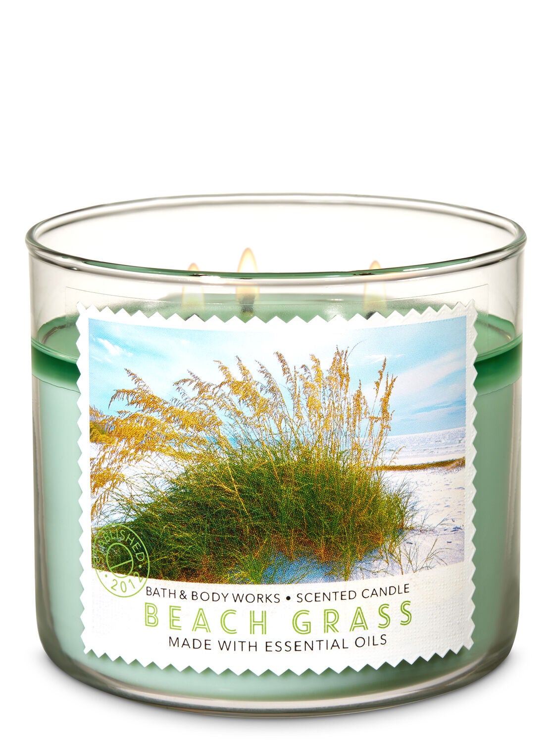 Beach Grass 3-Wick Candle - Bath And Body Works