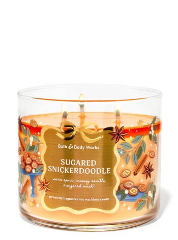 Sugared Snickerdoodle 3-Wick Candle  | Bath & Body Works