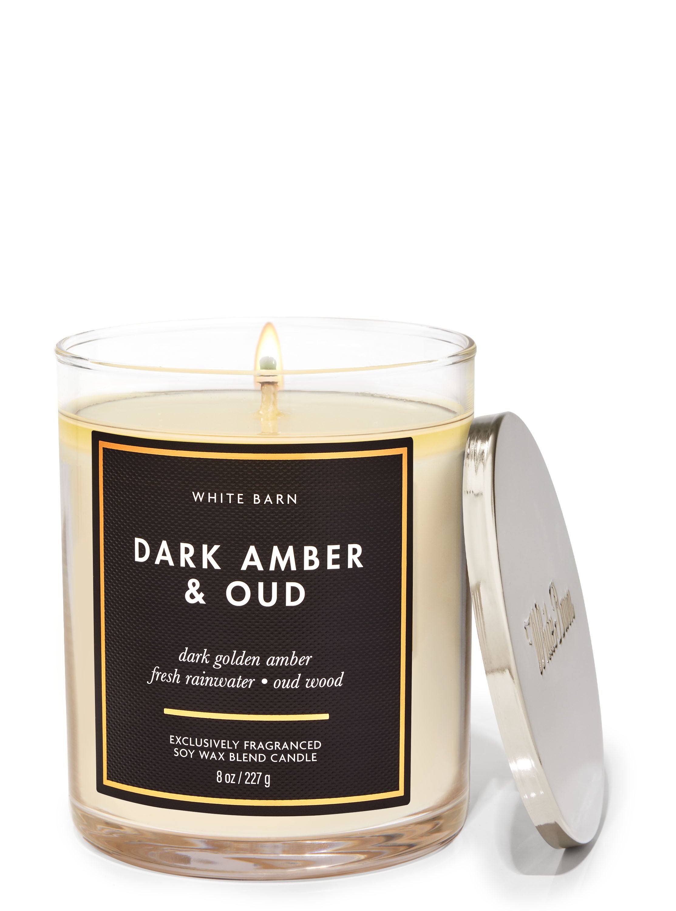 Dark Amber & Oud Single Wick Candle