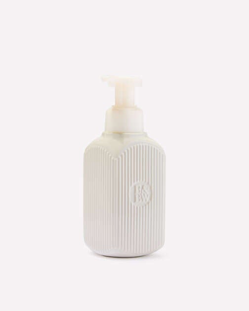 Cream Ceramic Gentle & Clean Foaming Hand Soap Dispenser