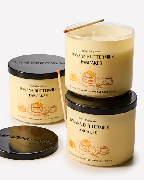 Banana Buttermilk Pancakes 3-Wick Candle