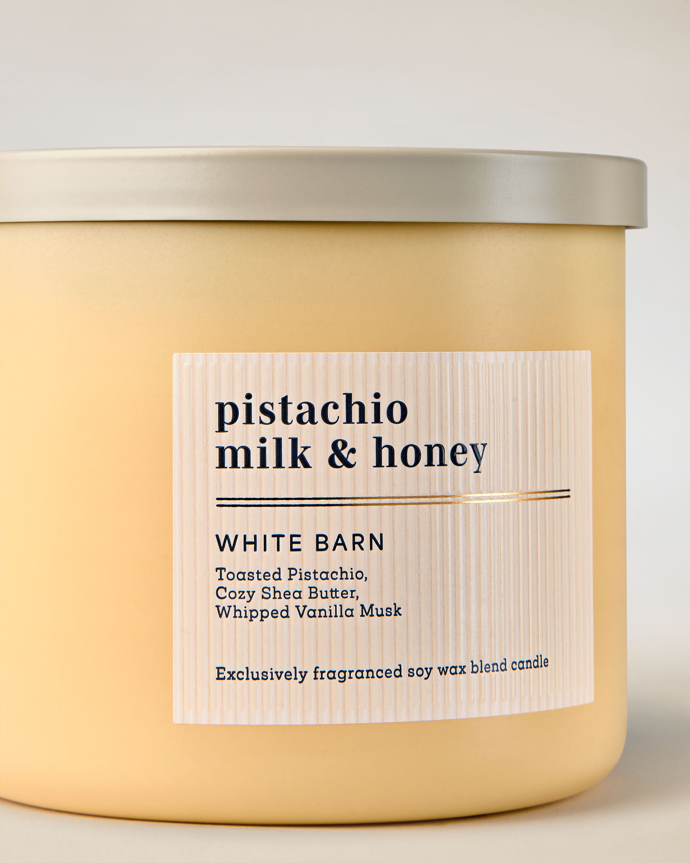 White Barn Pistachio Milk & Honey Candle - Thumbnail 4