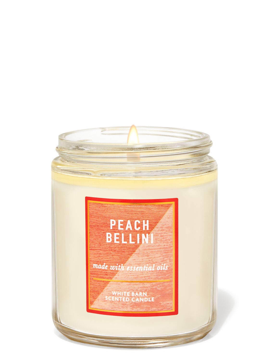 Peach Bellini Single Wick Candle