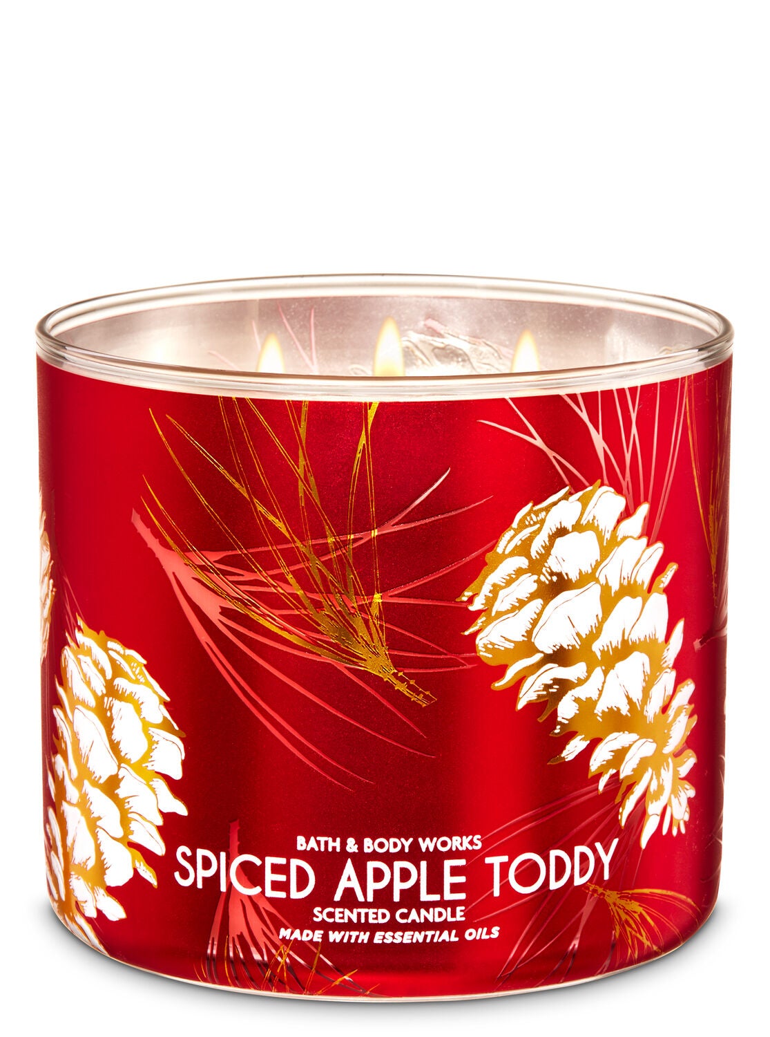 Spiced Apple Toddy 3-Wick Candle - Bath And Body Works