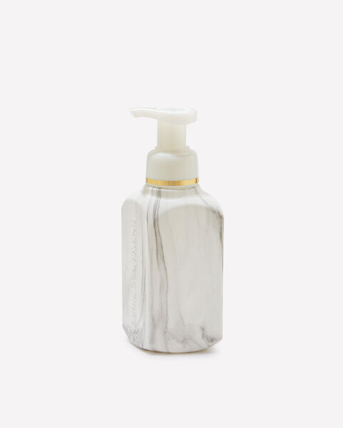 White Marble Gentle & Clean Foaming Hand Soap Dispenser