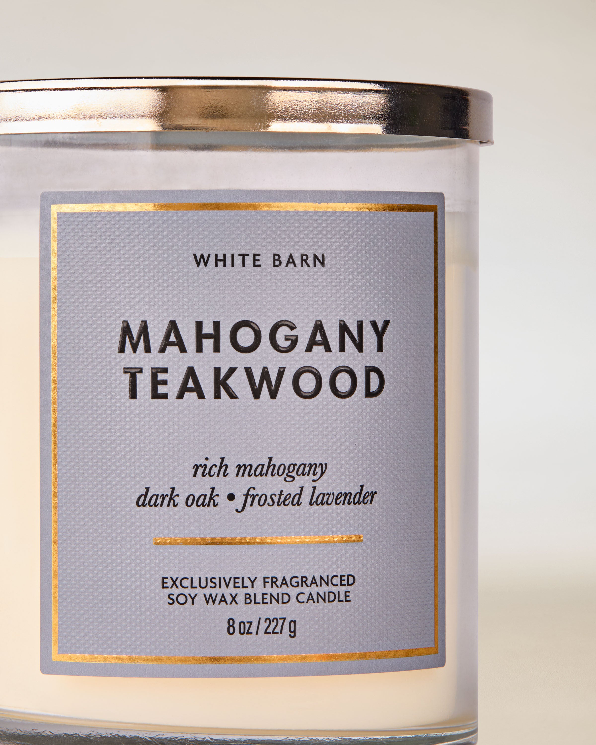 White Barn Mahogany Teakwood Candle