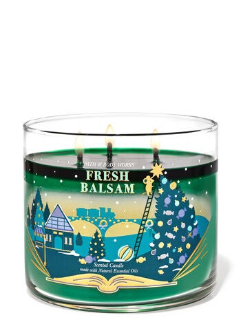Fresh Balsam 3-Wick Candle | Bath & Body Works