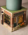 Light-up Coffee Time Pedestal 3-Wick Candle Holder