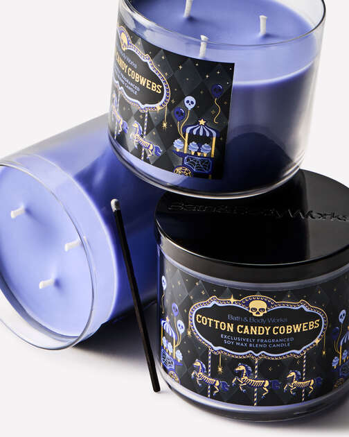 Cotton Candy Cobwebs 3-Wick Candle