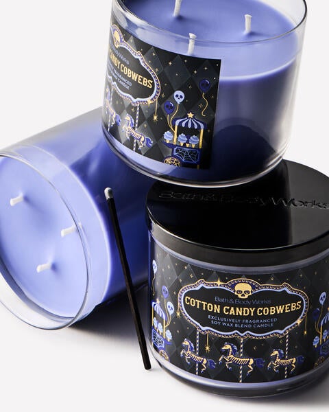 Cotton Candy Cobwebs 3-Wick Candle