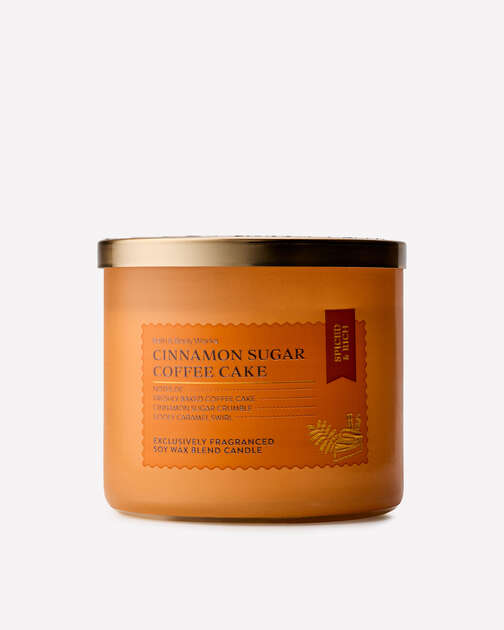 Cinnamon Sugar Coffee Cake 3-Wick Candle