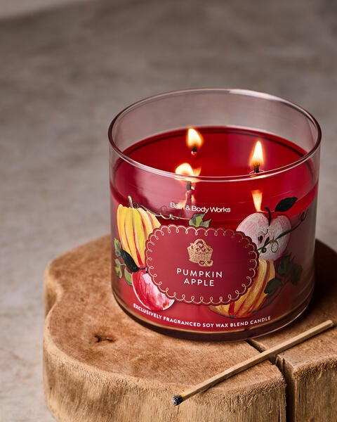Pumpkin Apple 3-Wick Candle
