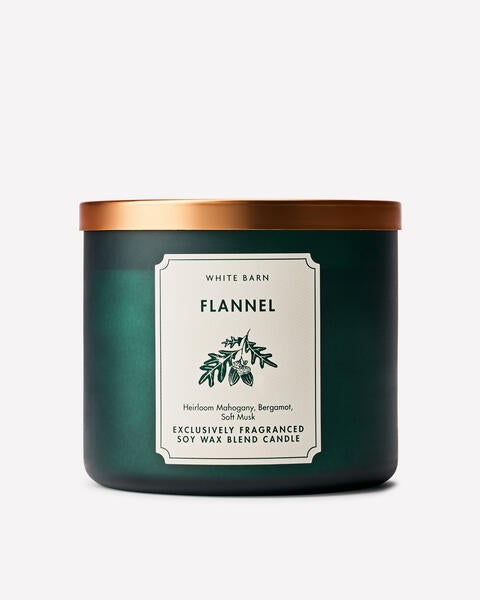 Flannel 3-Wick Candle