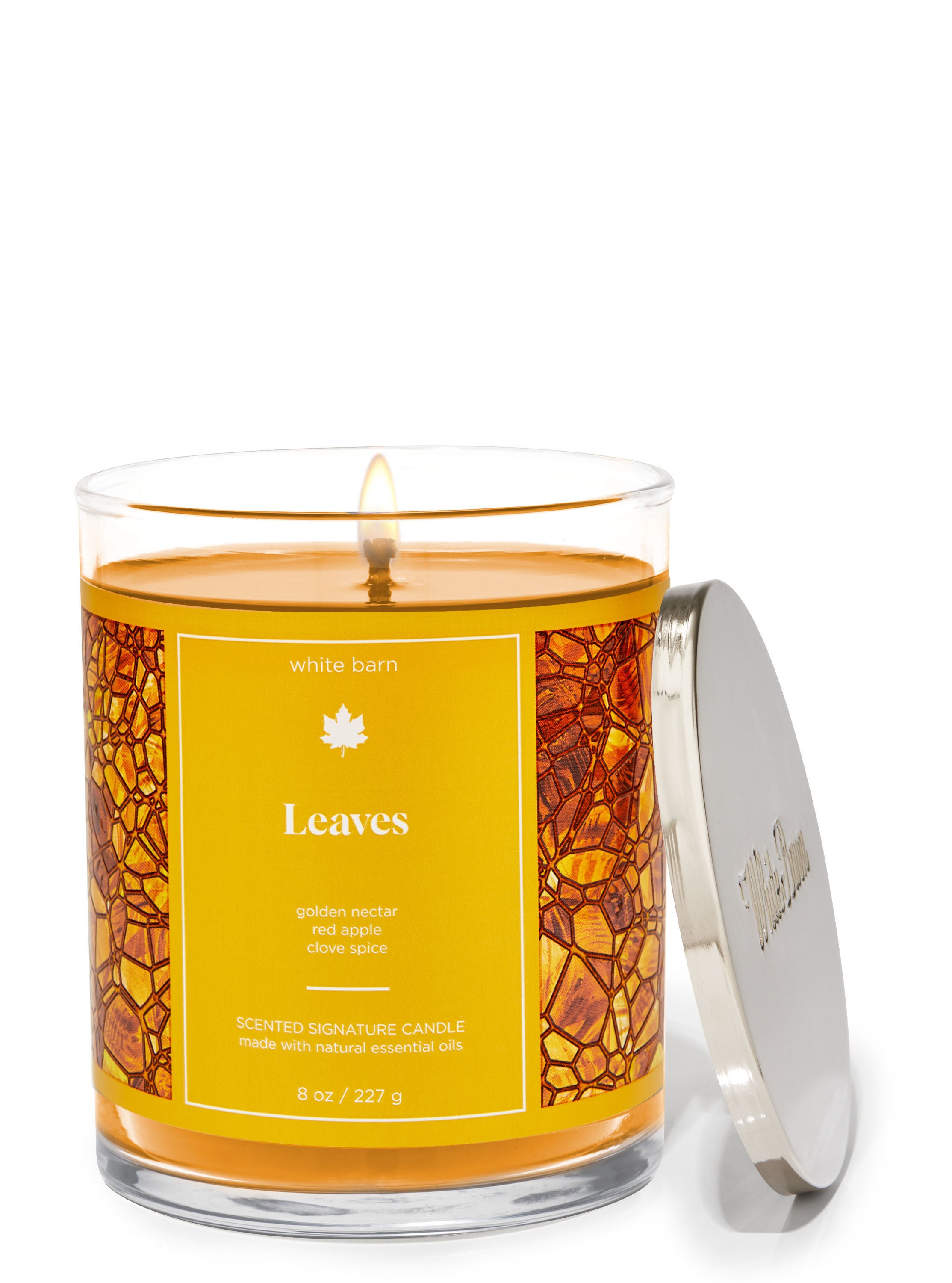 Bath and body works leaves hot sale candle