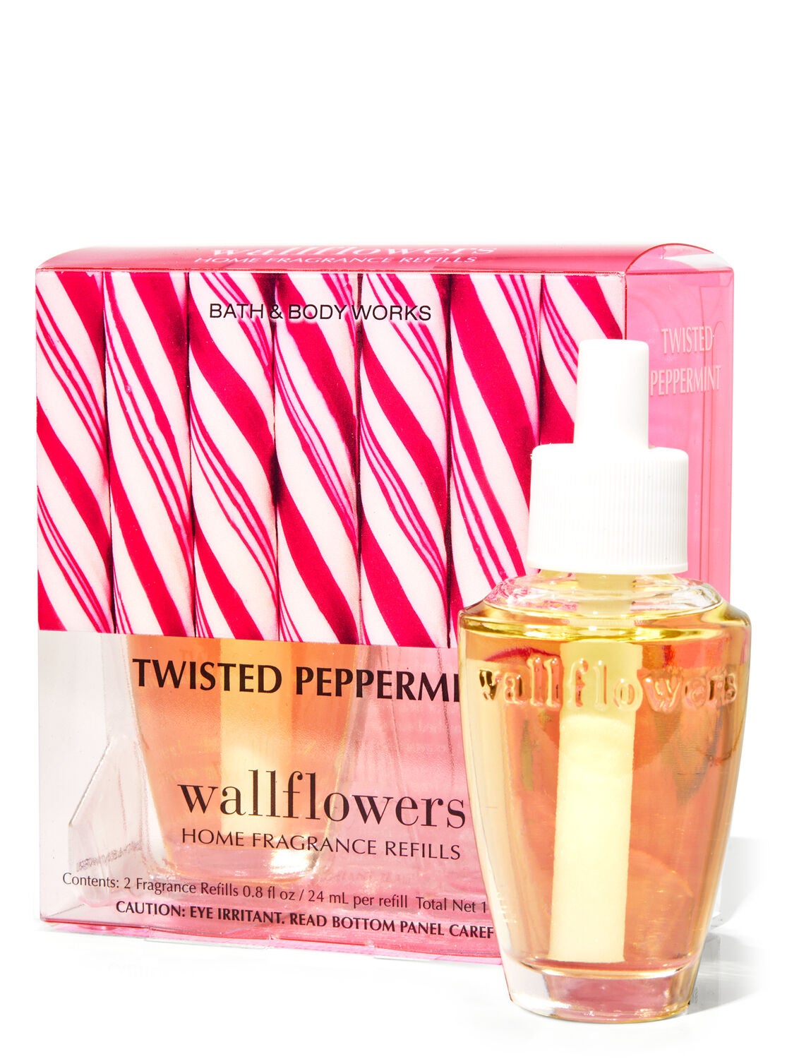 Twisted Peppermint Wallflowers Refills, 2-Pack - Bath And Body Works