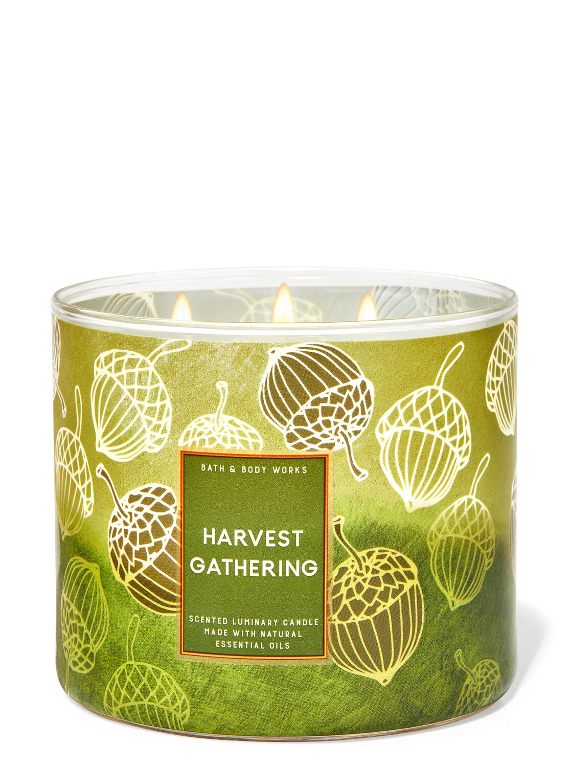 1 Bath & Body Works HARVEST GATHERING Large 3-Wick Scented Candle 14.5 oz 