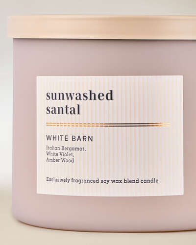 Sunwashed Santal 3-Wick Candle