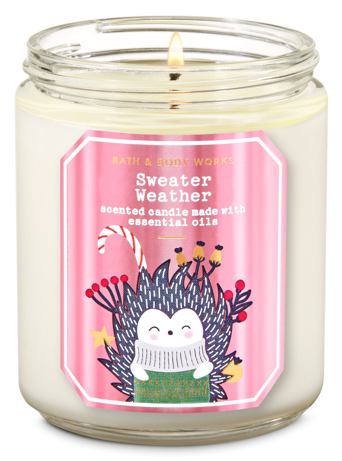 Sweater Weather Single Wick Candle - Bath And Body Works
