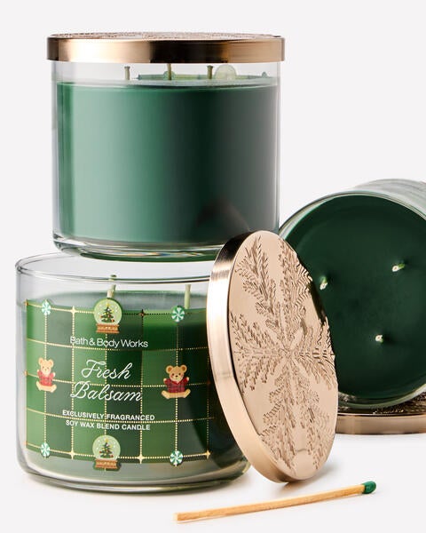 Fresh Balsam 3-Wick Candle