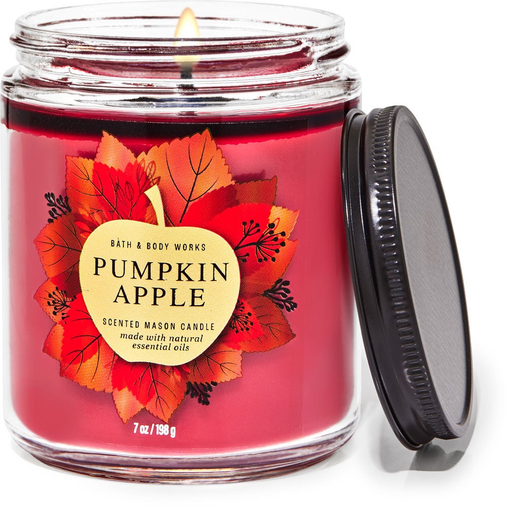 Pumpkin Apple Mason Single Wick Candle