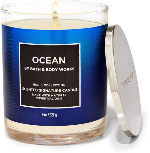 Sea & Sand 53 OZ Scented Soy Wax Blend 4-Cotton Wick Candle Made with  Essential Oils (Teakwood)