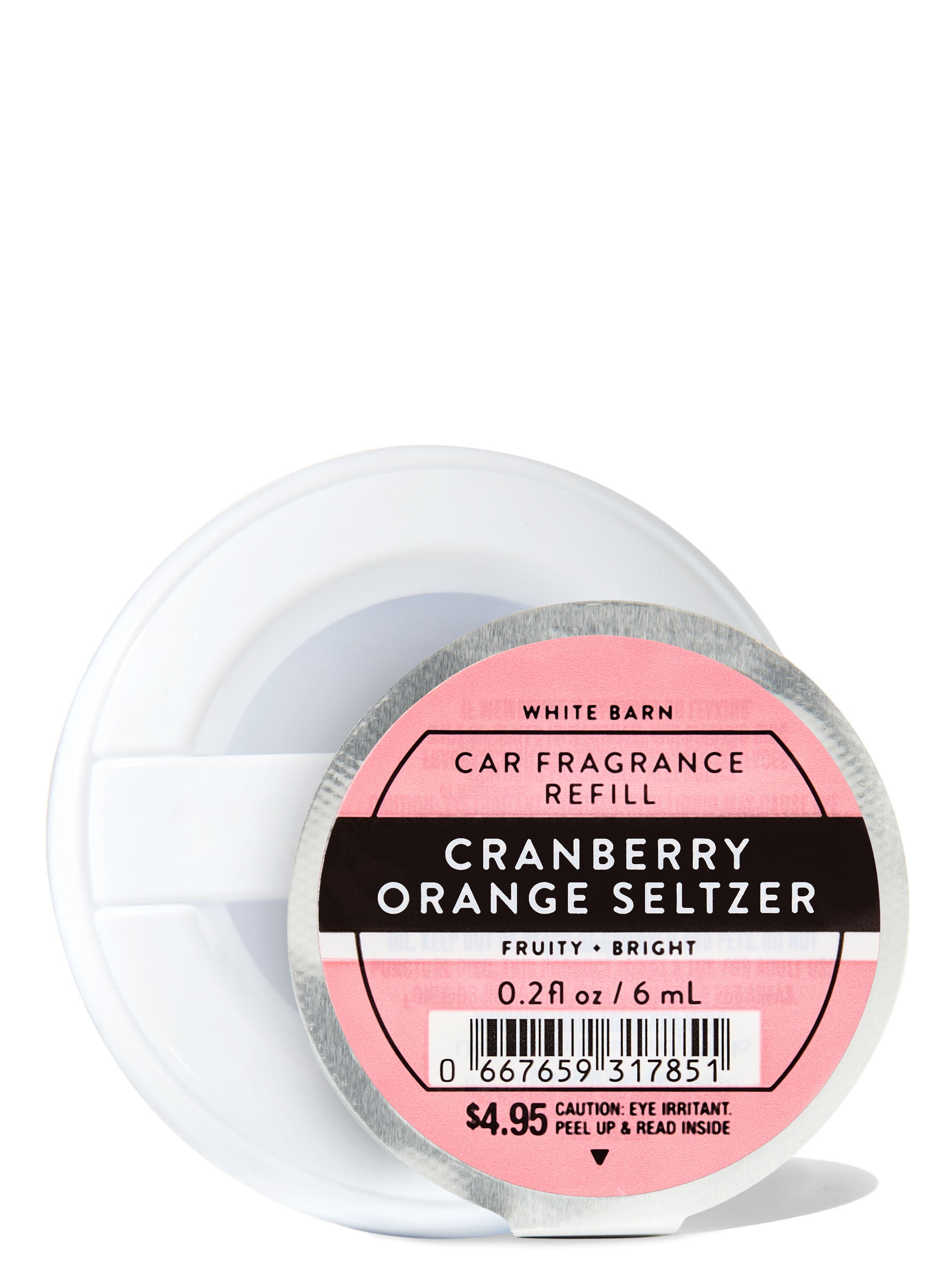 Cranberry Orange Seltzer Car Fragrance Refill