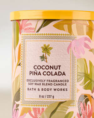 Coconut Piña Colada Single Wick Candle