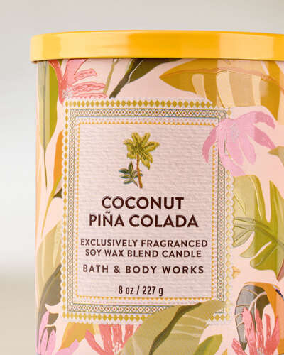 Coconut Piña Colada Single Wick Candle
