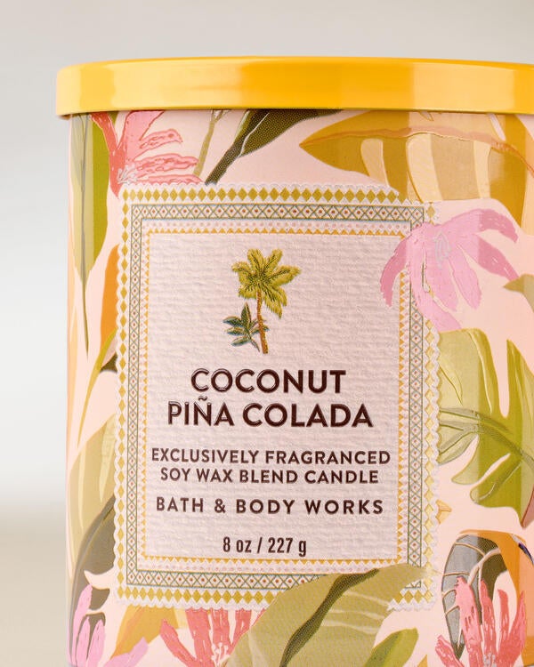 Coconut Piña Colada Single Wick Candle