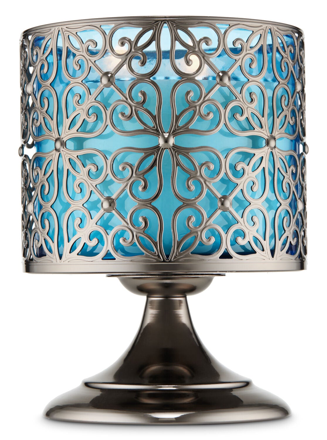 Geometric Heart Pedestal 3-Wick Candle Holder - Bath And Body Works
