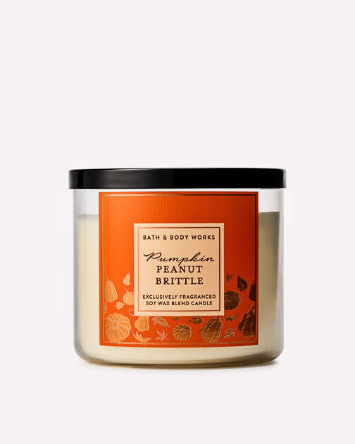 Pumpkin Peanut Brittle 3-Wick Candle