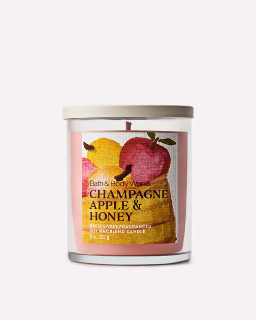 Champagne Apple & Honey Single Wick Candle