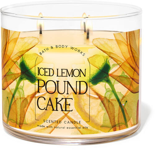 Iced Lemon Pound Cake 3-Wick Candle