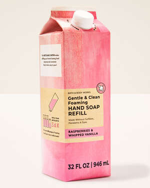 Raspberries & Whipped Vanilla Gentle & Clean Foaming Refill