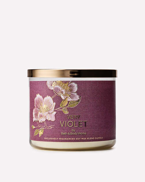 Very Violet By Bath & Body Works 3-Wick Candle