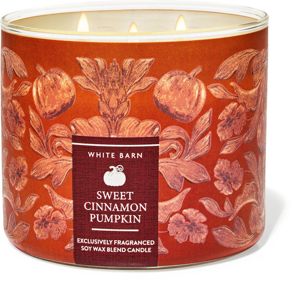 Bath and body works パンプキンキャンドルセット Bath & Body Works Maple Pumpkin 3-wick Scented Candle with
