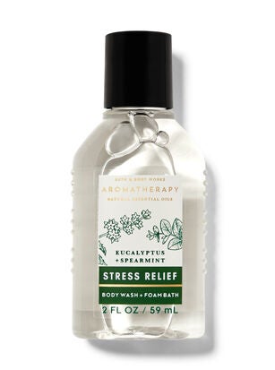 Eucalyptus Spearmint Travel Size Body Wash and Foam Bath