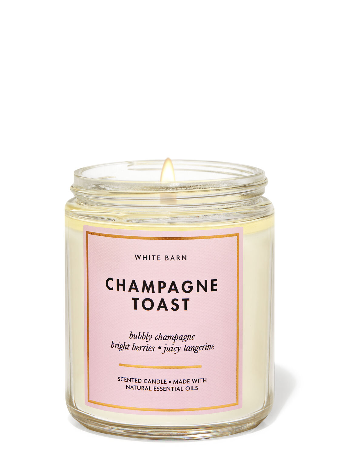 Thank You Bath & Body Works CHAMPAGNE TOAST 3 wick Scented Candle Lot of 2 