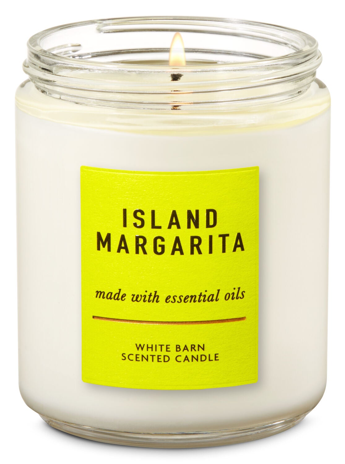 Island Margarita Single Wick Candle - Bath And Body Works