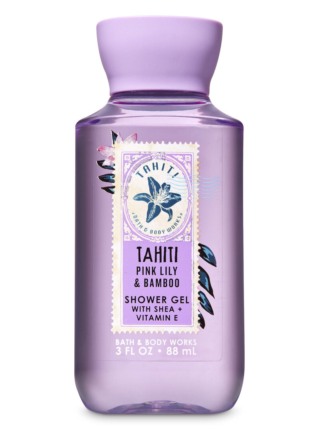 Signature Collection Pink Lily & Bamboo Travel Size Shower Gel - Bath And Body Works