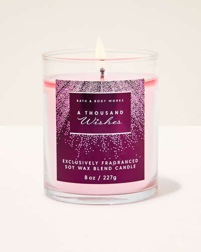 A Thousand Wishes Single Wick Candle Single Wick Candle | Bath & Body Works