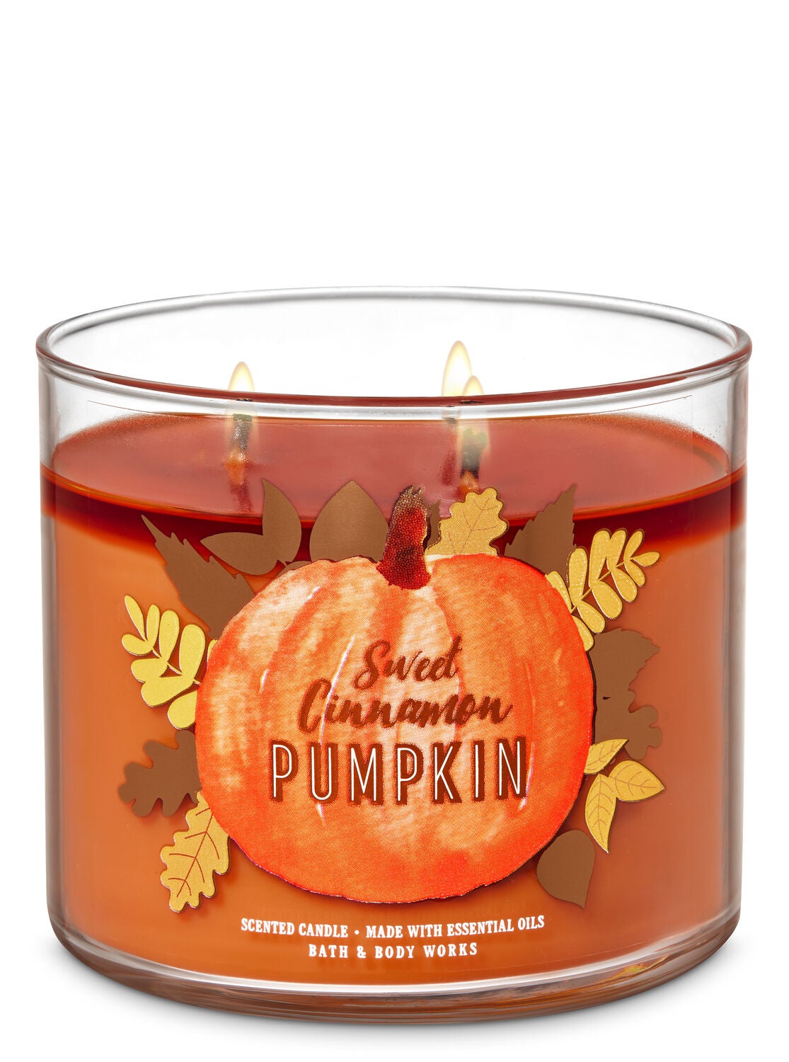 Sweet Cinnamon Pumpkin 3-Wick Candle - Bath And Body Works
