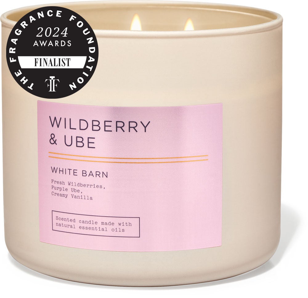 Wildberry &amp;amp; Ube 3-Wick Candle