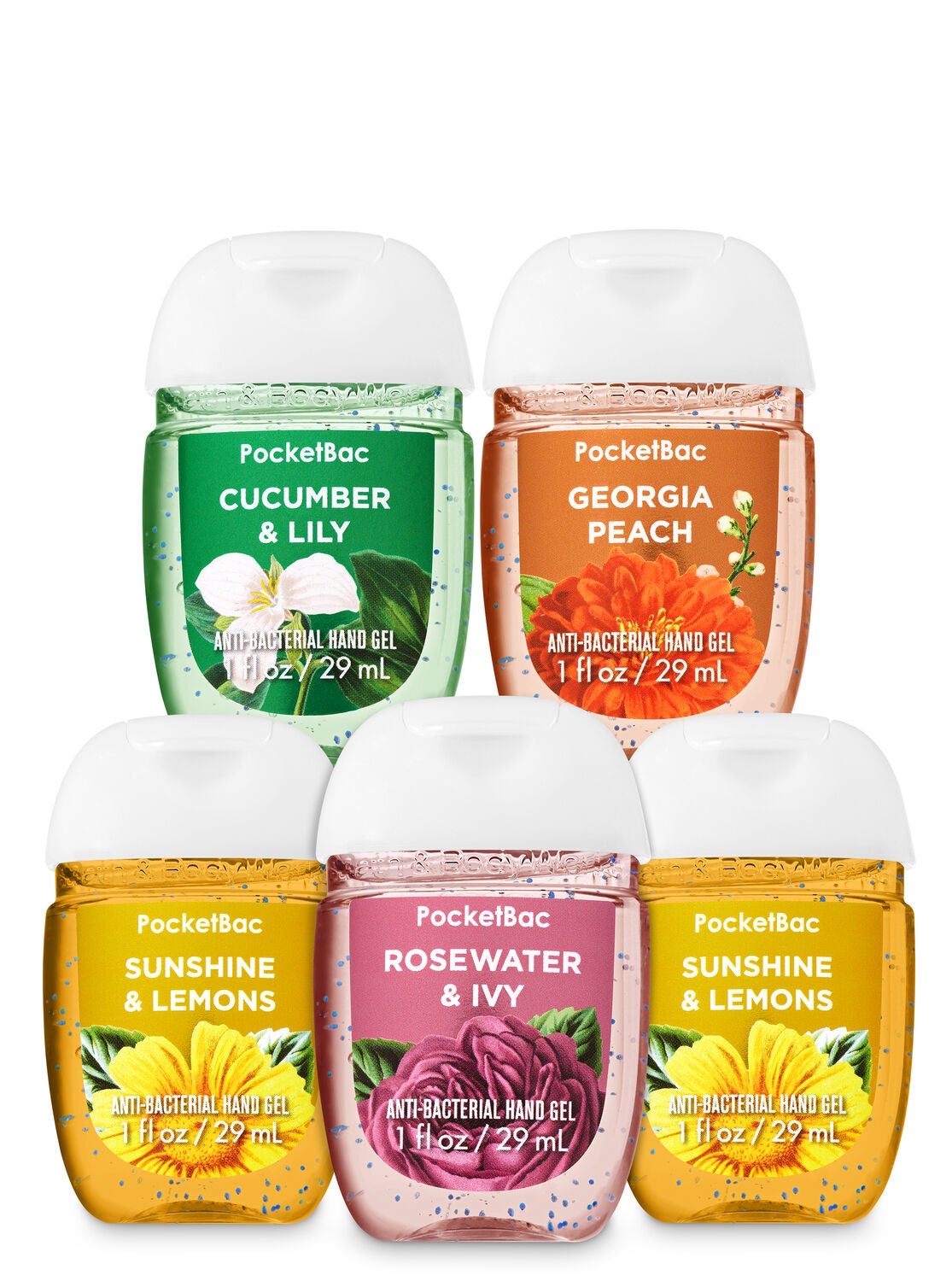 Spring Bouquet PocketBac Hand Sanitizers, 5-Pack - Bath And Body Works