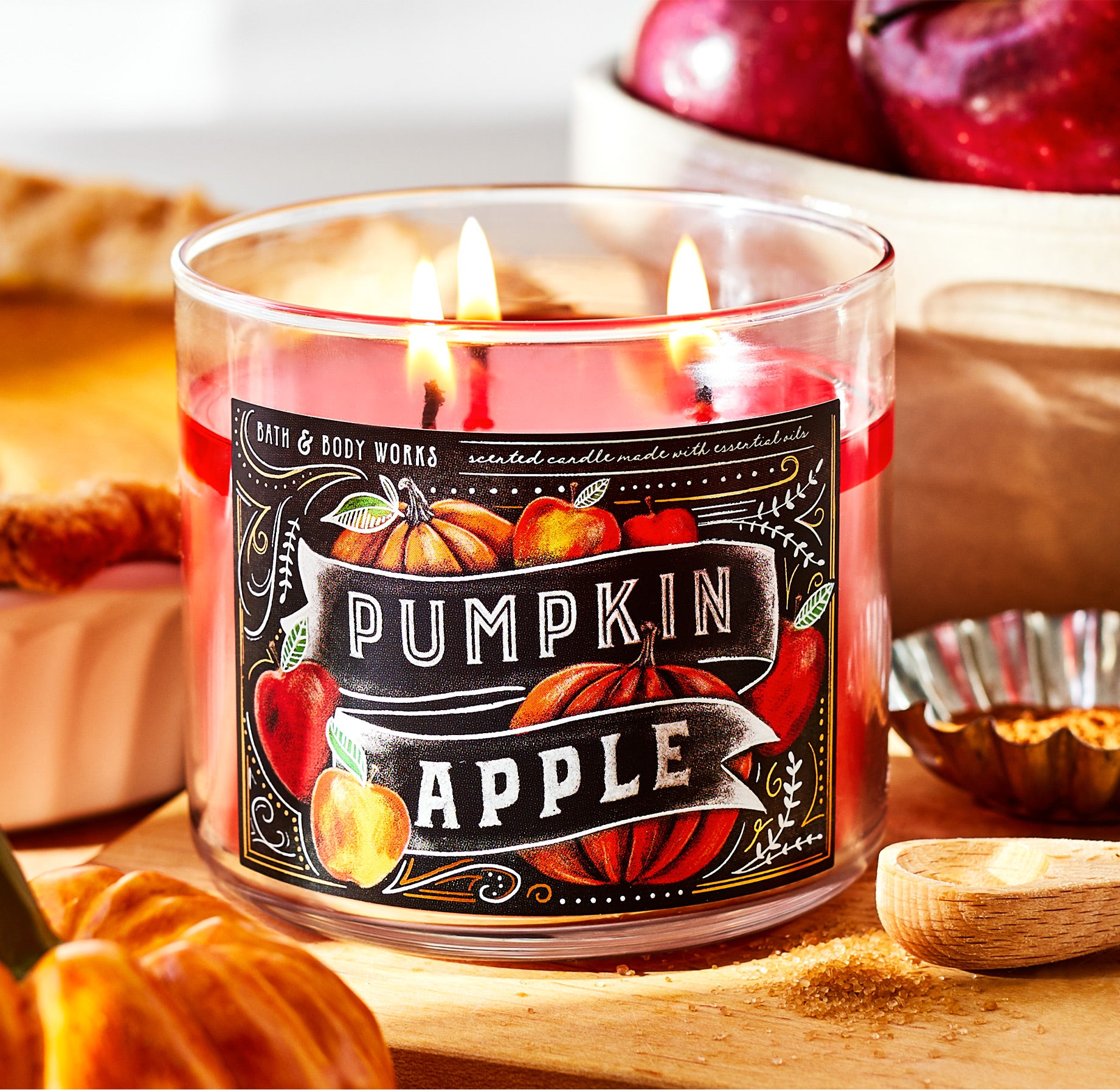 Apple Cinnamon Cider 3-Wick Candle