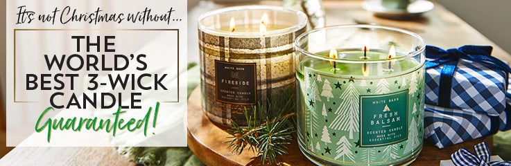 It's not Christmas without... The world's best 3-wick candle Guaranteed!
