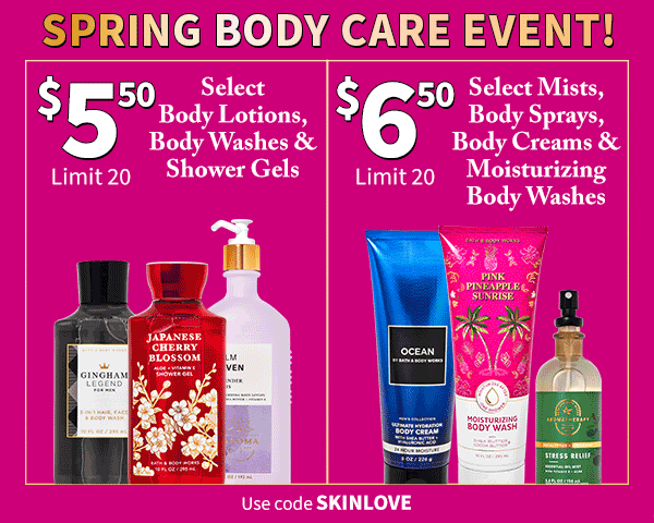 Bath and Body Works Coupons and Sales | Bath &amp; Body Works