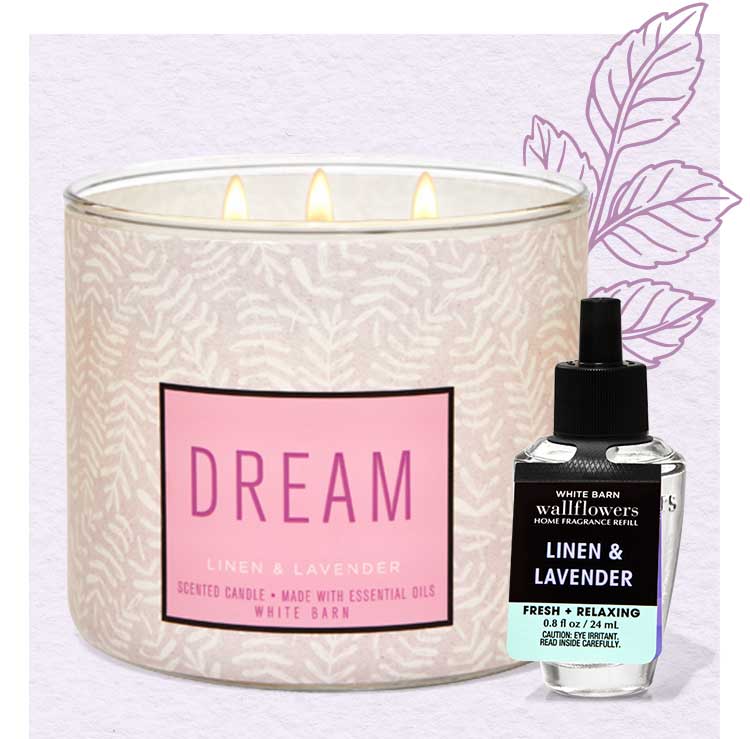 Linen & Lavender home fragrance collection