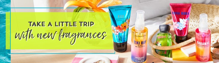 Take a little trip with new fragrances.