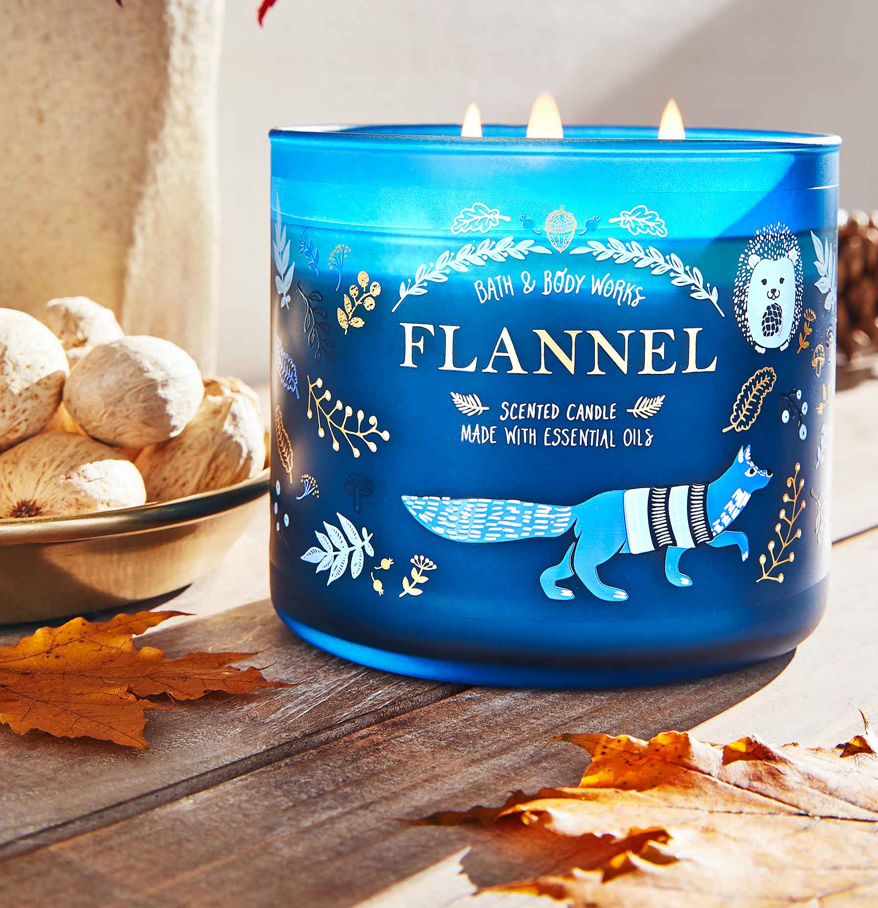Flannel 3-Wick Candle